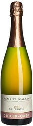 Игристое вино Dirler-Cade, Cremant d'Alsace AOC Brut Rose, 2015