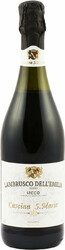 Игристое вино "Cascina S. Maria" Rosso Secco, Lambrusco dell'Emilia IGT