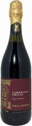 Игристое вино "Porta Soprana" Lambrusco Emilia IGP Rosso Amabile