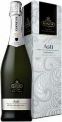 Игристое вино Gancia Cuvee Platinum Asti DOCG 2009 gift box