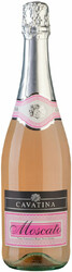 Игристое вино "Cavatina" Moscato Spumante Rose Semi-Sweet
