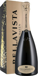 Игристое вино Bellavista, "Saten", Franciacorta DOCG, 2014, gift box