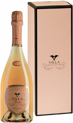 Игристое вино Villa Franciacorta, "Boke" Rose Brut, Franciacorta DOCG, 2014, gift box