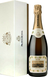 Игристое вино Monte Rossa, "Prima Cuvee" Brut, gift box "Premium"