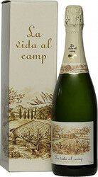 Игристое вино La Vida al Camp, Cava Brut, 2016, gift box