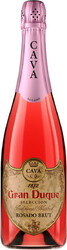 Игристое вино "Gran Duque" Seleccion Rosado Brut, Cava DO