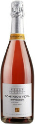 Игристое вино Dominio de la Vega, "Expression" Rosado Brut, Cava DO, 2015
