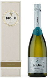 Игристое вино Cava Faustino, Extra Seco, gift box