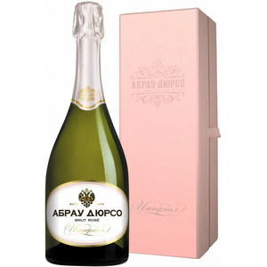 Игристое вино Абрау-Дюрсо, "Империал" Брют Розе, в подарочной коробке