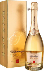 Игристое вино Schlumberger, "Dom" TFXT Classic Brut, 2012, gift box