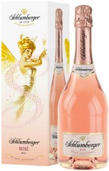 Игристое вино Schlumberger, Rose Brut, gift box