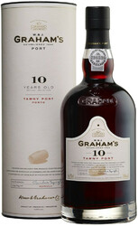 Портвейн Graham's, 10 Year Old Tawny Port, gift box