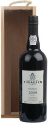 Портвейн Andresen, Vintage Port, 2009, wooden box