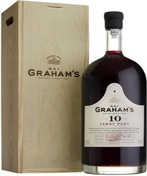 Портвейн Graham's 10 Year Old Tawny Port, wooden box, 4.5 л