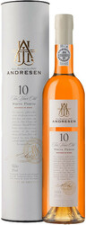 Портвейн Andresen, White Port 10 Year Old, in tube, 0.5 л