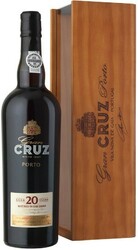 Портвейн Porto Gran Cruz 20 Years Old, wooden box