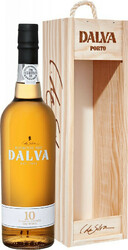 Портвейн "Dalva" 10 Years Old Dry White, gift box