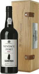 Портвейн Sandeman, Vintage Porto, 1997, wooden box