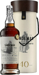 Портвейн Sandeman, Tawny Porto 40 Years Old, Douro DOP, in tube