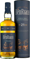 Виски "Benriach" 21 Years Old, in tube, 0.7 л