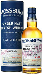 Виски Mossburn, "Vintage Casks" No.19 Glen Elgin, 2008, in tube, 0.7 л