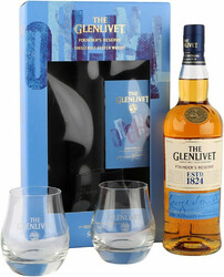 Виски The Glenlivet "Founder's Reserve", gift box with 2 glasses, 0.7 л