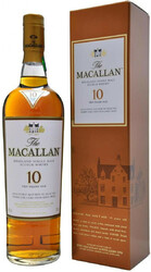 Виски Macallan 10 Years Old, gift box, 0.7 л