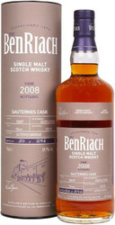 Виски Benriach, "Cask Bottling" Sauternes Cask 10 Years (cask #5807), 2008, in tube, 0.7 л
