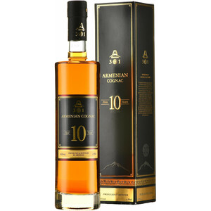 Коньяк "A301" Armenian Brandy 10 Years Old, gift box, 0.5 л