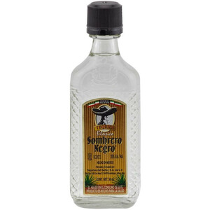 Текила "Sombrero Negro" Silver, 50 мл