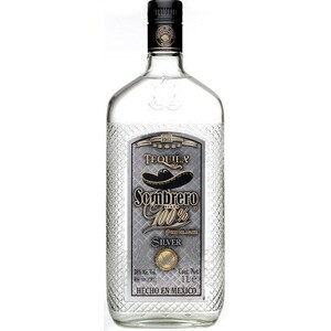 Текила "Sombrero" Silver, 1 л