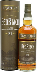 Виски Benriach, "Temporis" Peated 21 Years Old, in tube, 0.7 л