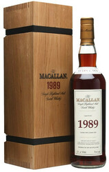 Виски Macallan 1989, wooden box, 0.7 л