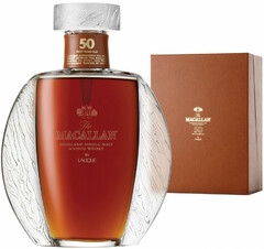 Виски The Macallan in Lalique, 50 Years Old, gift box, 0.7 л