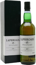 Виски Laphroaig Malt 15 years old, with box, 0.7 л