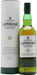 Виски "Laphroaig" Malt 18 Years Old, gift box, 0.7 л