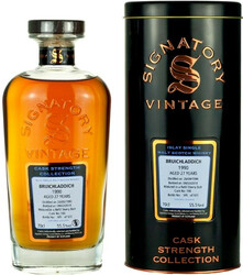 Виски Signatory Vintage, "Cask Strength Collection" Bruichladdich 27 Years, 1990, metal tube, 0.7 л