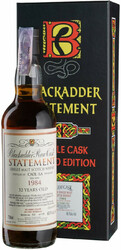 Виски Blackadder, "Raw Cask Statement" Caol Ila 32 Years Old, 1984, gift box, 0.7 л