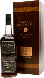 Виски Bowmore Black 42 Years Old, gift box, 0.7 л