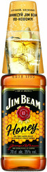 Виски Jim Beam, "Honey", with glass, 0.7 л