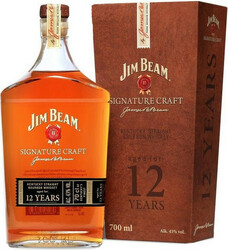 Виски Jim Beam, "Signature Craft", 12 Years Old, gift box, 0.7 л