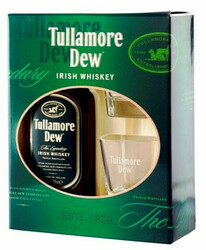 Виски "Tullamore Dew", gift box with 2 glasses, 0.7 л