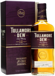 Виски "Tullamore Dew" 12 years, gift box, 0.7 л