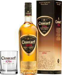 Виски Castle Brands, "Clontarf" Whiskey, gift box with glass, 0.7 л