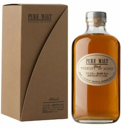 Виски "Nikka" Pure Malt Black, gift box, 0.5 л