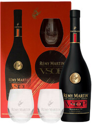 Коньяк "Remy Martin" VSOP, with box and two glasses, 0.7 л