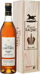 Коньяк "Lautrec" Reserve Rare, wooden box, 0.7 л