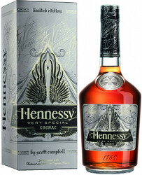Коньяк Hennessy V.S., Limited Edition by Scott Campbell, gift box, 0.7 л
