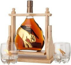 Коньяк Meukow X.O., "Sun on the rocks" craddle with 2 glasses, gift box, 0.7 л