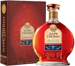Коньяк "Царь Тигран" 7-летний, в подарочной коробке, 0.7 л